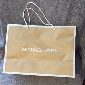 Michael Kors Gold Shopping Bag